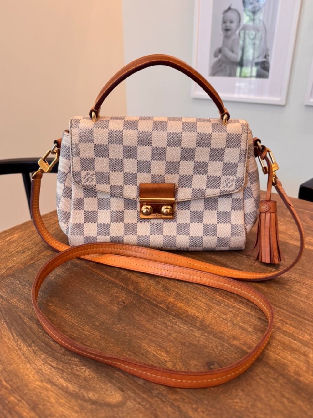 Louis Vuitton Croisette in Damier Azur Canvas